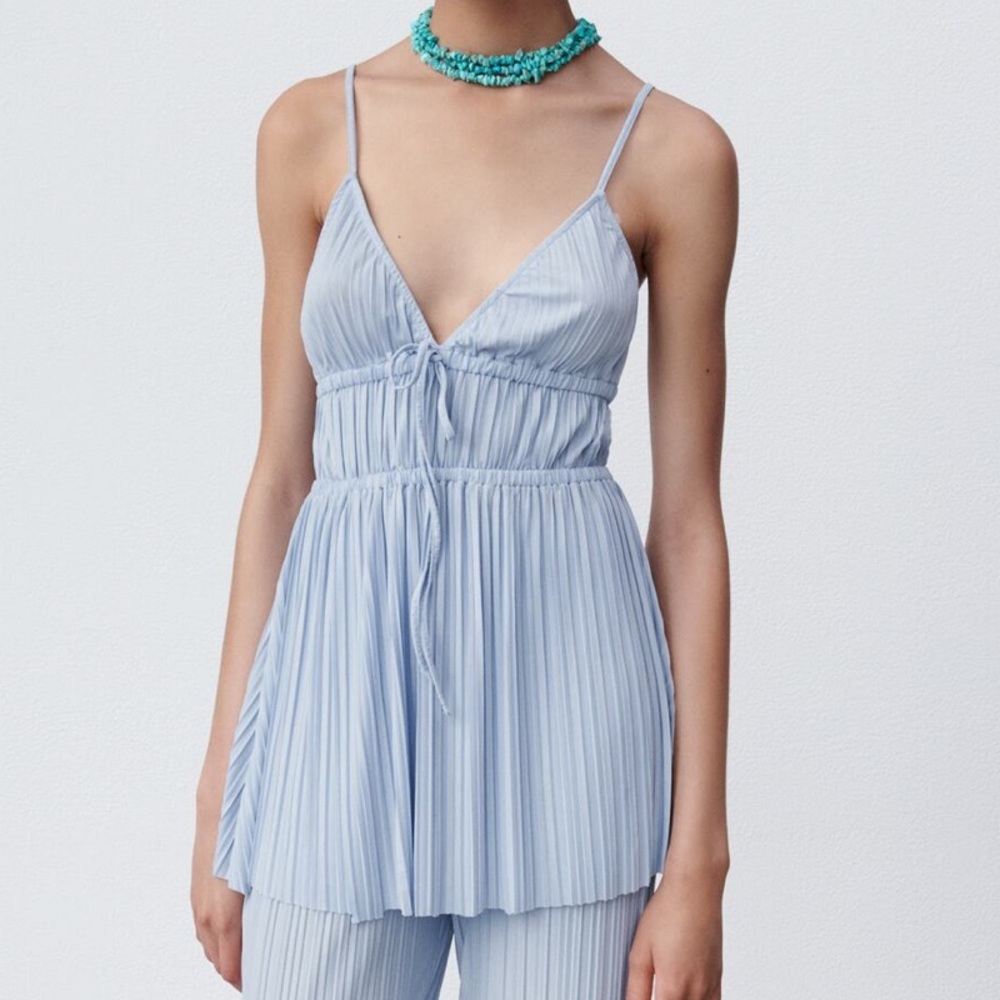 Zara Pleated Top